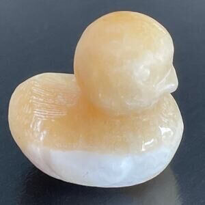 Adorable Orange Calcite Mini Crystal Chick  - #7